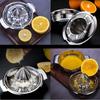 Manual Squeezer 12oz Citrus Lemon Orange Grapefuit Juicer Stainless Steel Robust Hand Juicer Reamer Rotation Press with Strainer