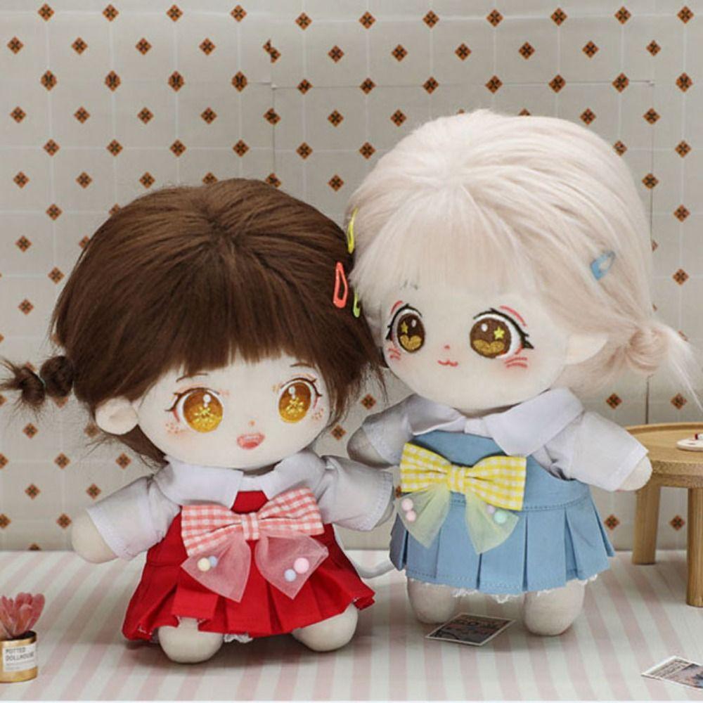 

Милая кукла, костюм с юбкой, академический стиль, кукла, школьная форма, костюм 20 см, хлопковая кукла/хлопковые мягкие куклы