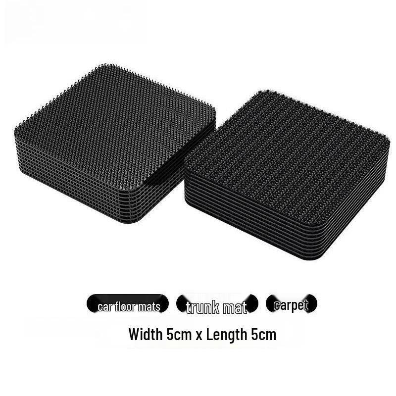 

Прозрачный нескользящий фиксатор для автомобильного коврика с термостойкой велкро-липучкой