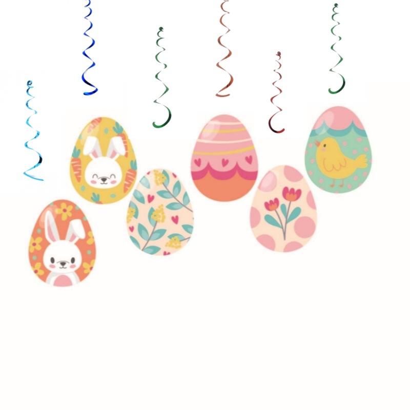 Pastel Pom Garland Hanging Easter Decorations Cute Rainbow Colorful Felt Ball Garland Baby Shower Birthday Party Supplies Favors 5