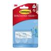17092CLR Command Small Clear Hooks 450g 2pk