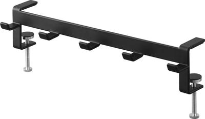 Yamazaki Jitsugyo (Yamazaki) Boční hák na stůl černý Š30,5 x H7 x V7~11cm (Včetně seřizovacích šroubů) Tower Desk Retrofit Table Hook Bag Hanger 1577
