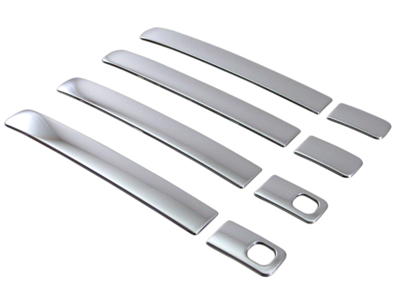 

BRIGHTZ Finish Stainless Steel Door Handle Half Cover for Spacia MK53S Compatible with and 53 Spacias Ultra-Mirror Covers, Type, [SPA-NOBU-HS-A2B2]