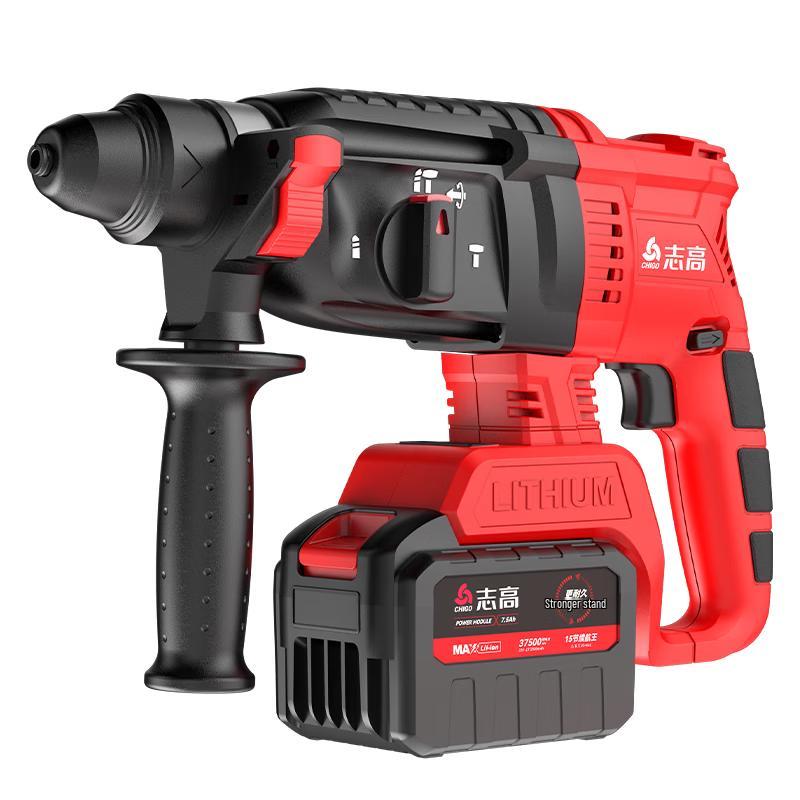 Chigo 20V Cordless Brushless 3-in-1 Rotary Hammer Drill CN plug (adapter included)