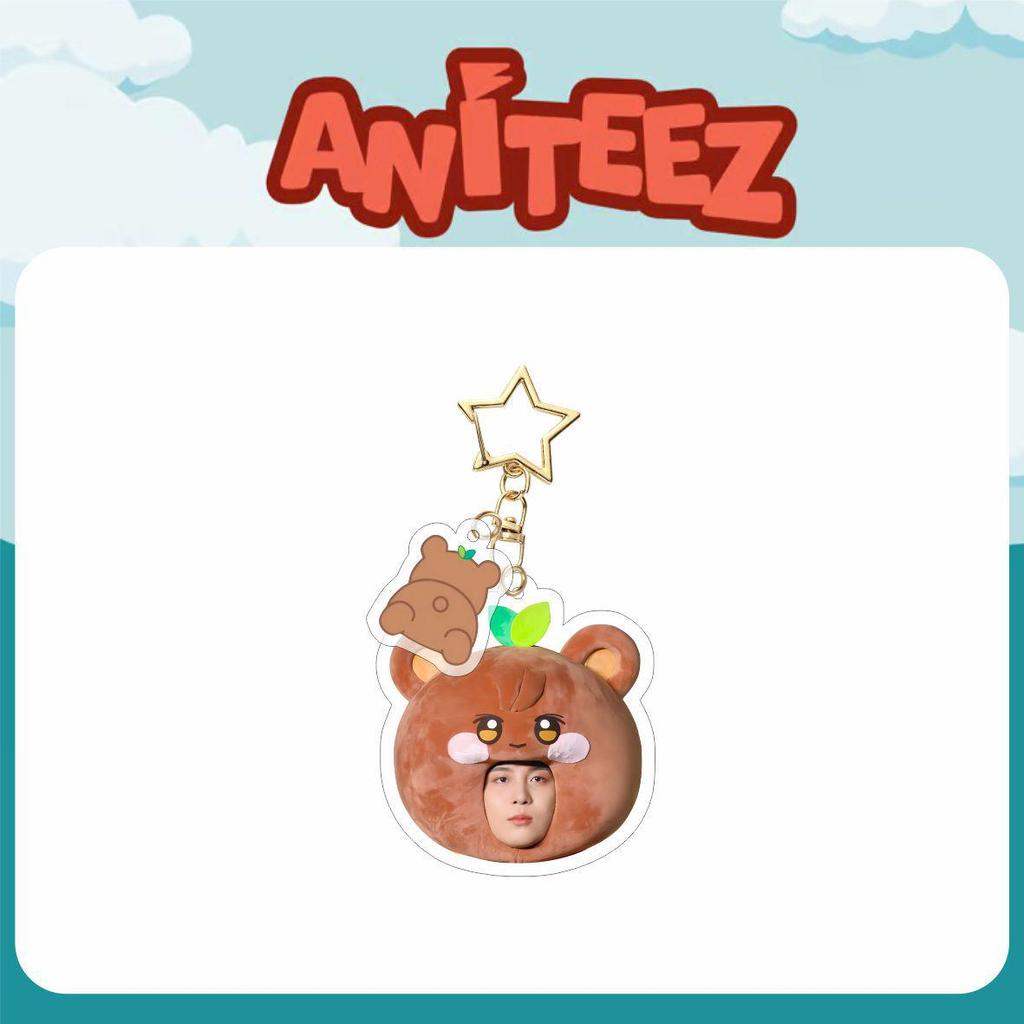 ATEEZ 24-Year Commemorative Cartoon Acrylic Keychain Pendant