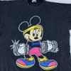 Vintage 90s Minnie Mouse Workout T-Shirt Large Disney Gym Mickey Cartoon Tee