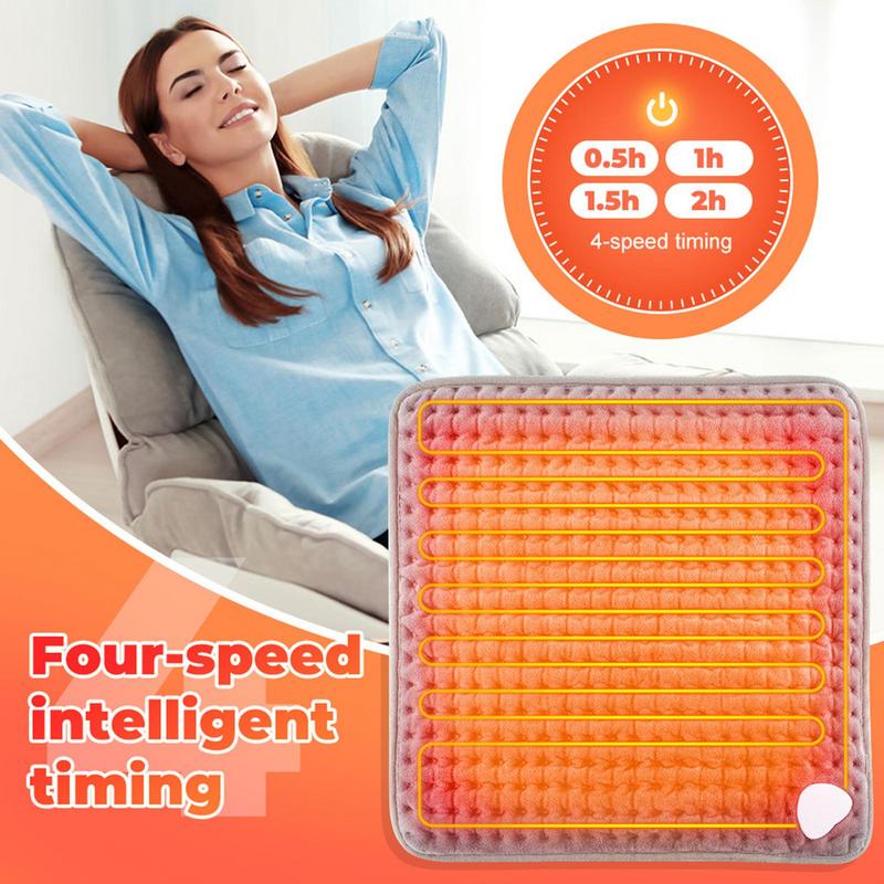 Heated Foot Warmer Heated Heating Pad Fast Heating 9 Temperature Setting Winter Feet Heating Pad Cushion With Timer