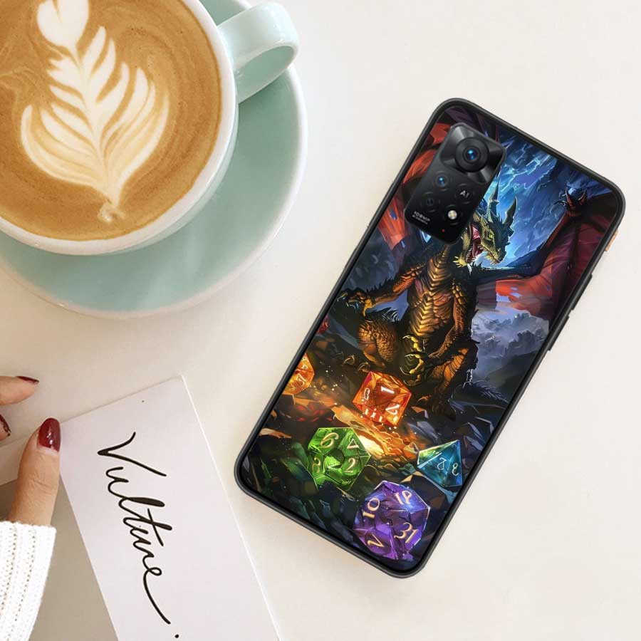 Game D-Dungeons D-Dragons D-DND Phone Case For Redmi 14C 12 12C Note 14S 13 14 Pro Plus K80 Pro 10 10A 10C 9 9A 9C 9T 8 8A TPU C