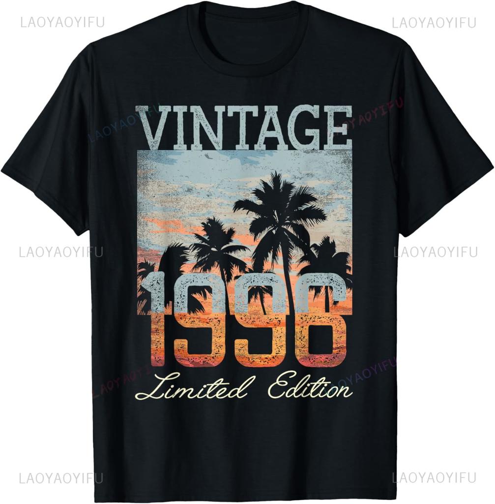 Level 29 Unlocked Awesome Since 1996 29th Birthday Gamer TShirt Unisex Summer Streetwear Tops Couple Camisas