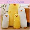 Cartoon Little Yellow Chicken Bed Pillow With Soft Plush Material For Bedside Sleep Comfort