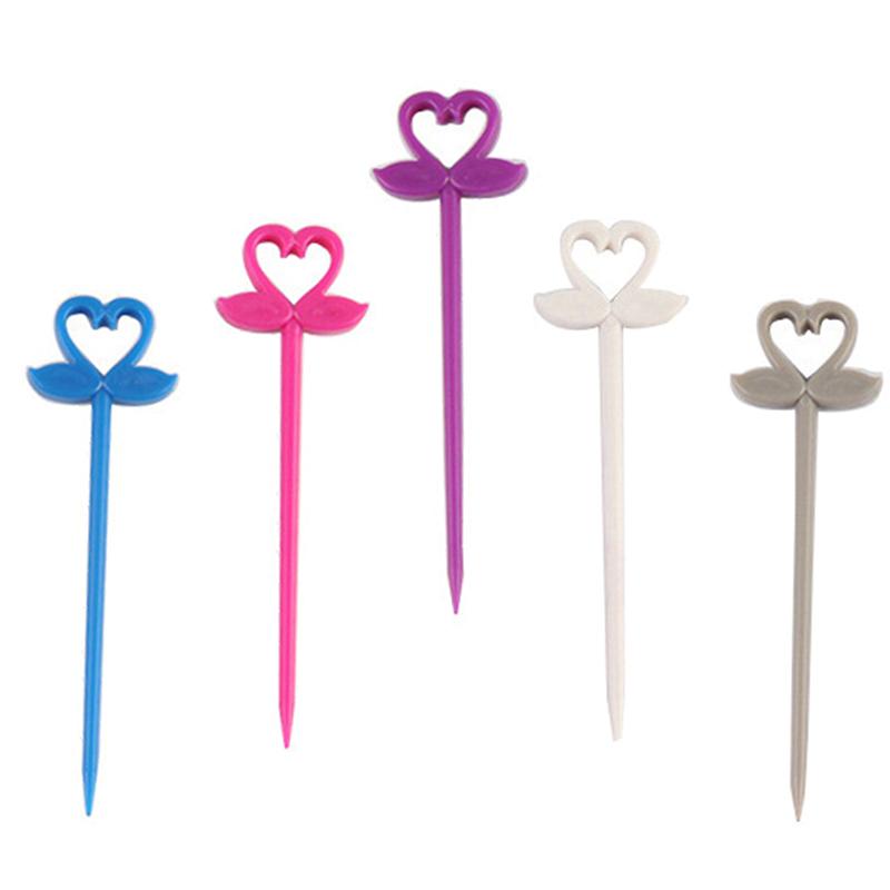 

Merry Christmas Animal Fruit Fork Food Grade Plastic Mini Cartoon Kids Cake Fruit Toothpick Bento Lunch Bento Party Decoration