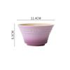 Japanese Ceramic Bowl Rainbow Gradient Color Rice Bowl Fruit Salad Snack Ramen Bowls Kitchen Dessert Salad Steamed Egg Bowls