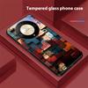 Creative Block For Honor Magic 6 50 70 90 Lite X7b 200 Pro Nova 10 Nova 5T X6 P30 Pura 70 Ultra Tempered Glass Phone Case