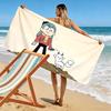 Hilda Art Print Beach Towel, Large Soft Quick Dry Towel for Beach Camping Swimming