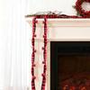 Christmas Decorations: Christmas Velvet Ribbon Bell Strings Can Ring Christmas Tree Decorations