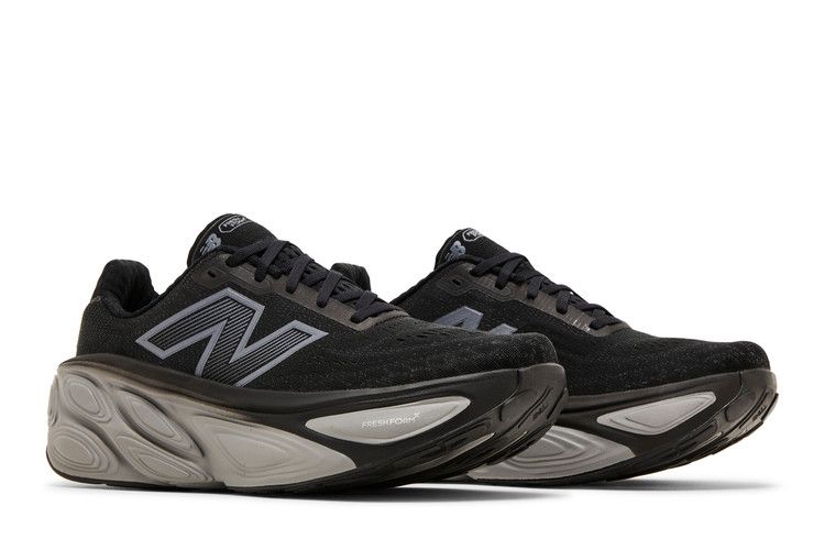 New Balance Fresh Foam X More V5 Black Linen Silver Metallic