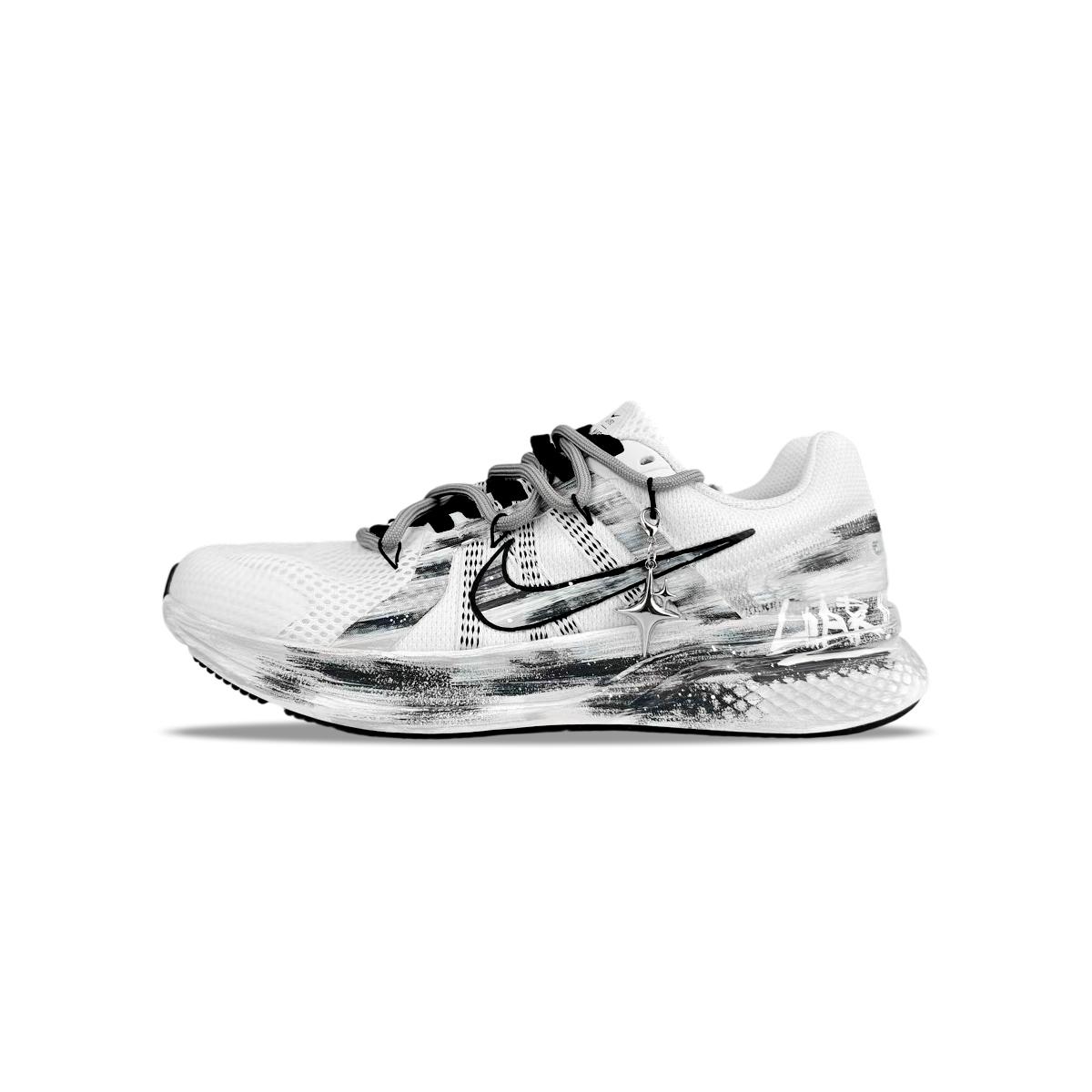 

Nike Run Swift 2 Abrasion Resistant Breathable Abrasion Resistant Breathable Low top Running Shoes Men s Black White CU3517-101(Team40-) 44
