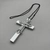 Large Cross Long Sweater Chain Dark Gothic Versatile Halloween Pendant Necklace