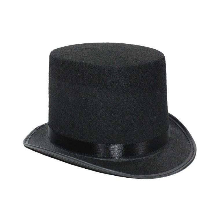 

Дитячий циліндр 13 см: Вистава, Джаз, Лінкольн, Фокусник, Джентльмен, Хелловін. Children s 13cm High, Head Circumference 55cm