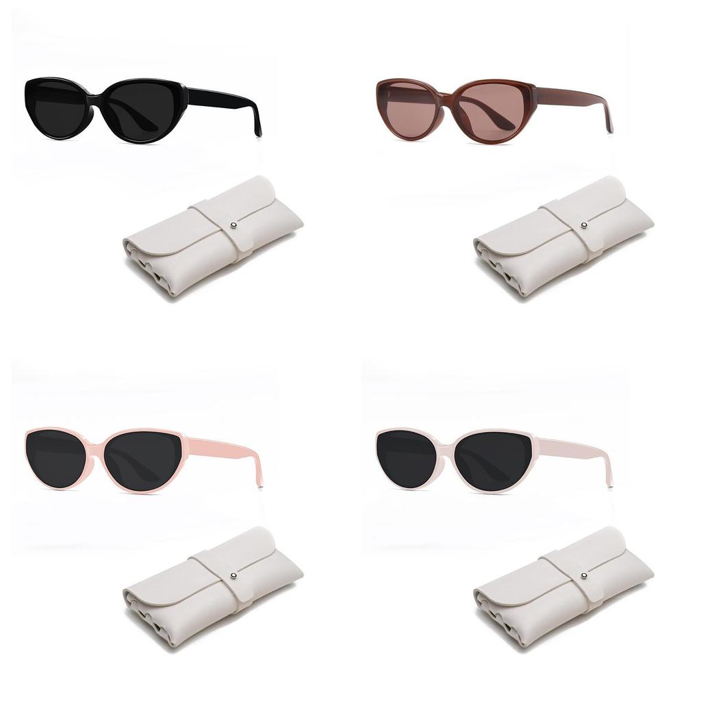 Cat Eye Sun Glasses Female Polarized Uv Protection Stylish Sunwear For Travel And Events