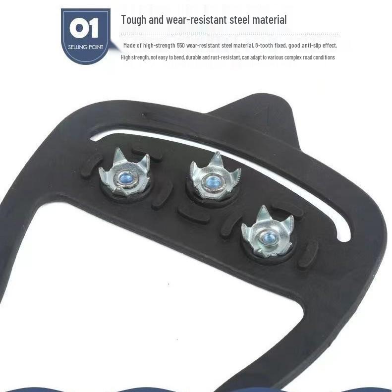 Anti-Slip Ice & Snow Shoe Spikes - Climbing Crampons for Outdoor Traction