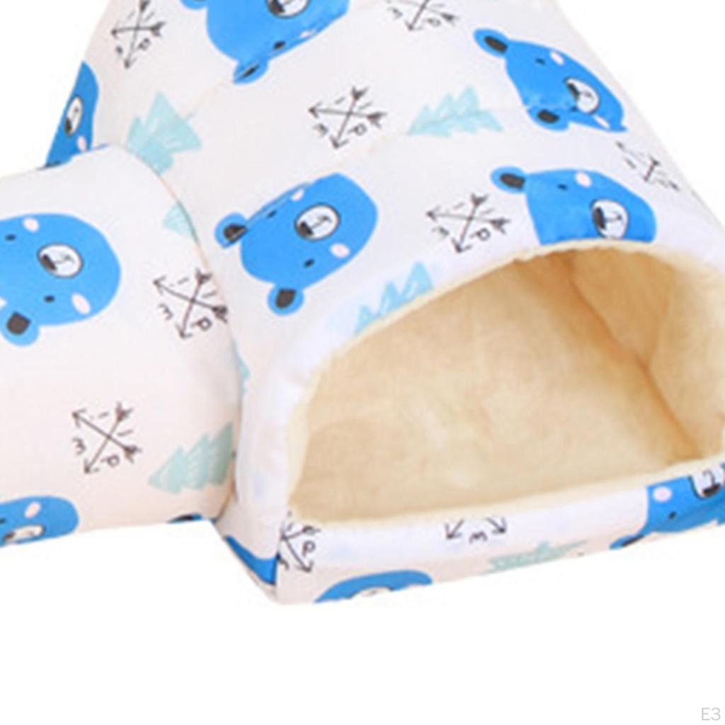 Hamsterbett von India, weich, bequem, Kleintierhaus, Kaninchentunnel, für Mäuse