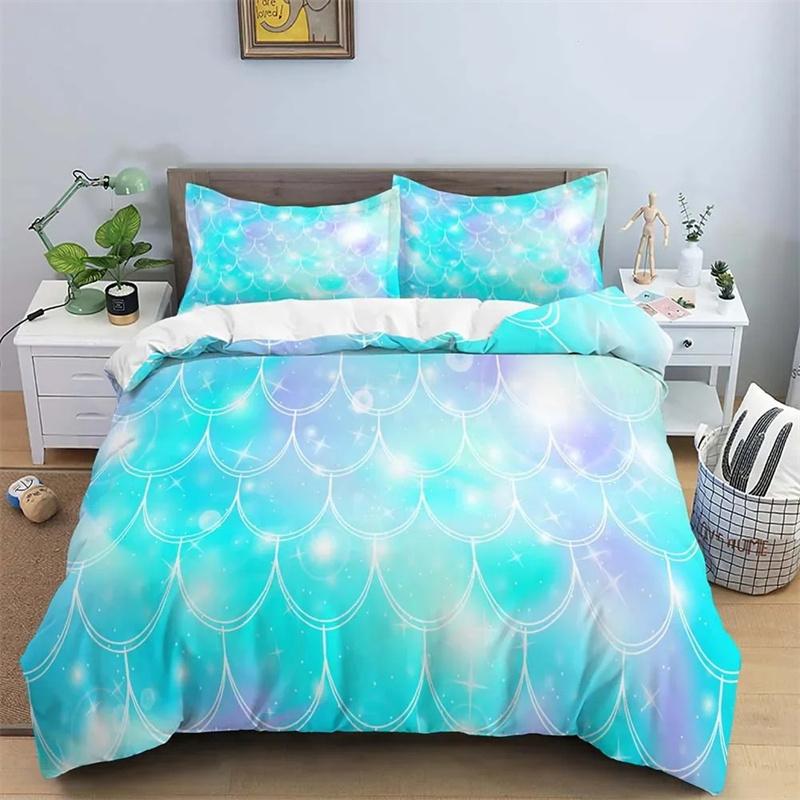 Rainbow Printing Bedding Set Colorful Stripe Comforter Cover Soft Bedding Set Twin King Queen Size 2/3pcs Polyester Quilt Cover