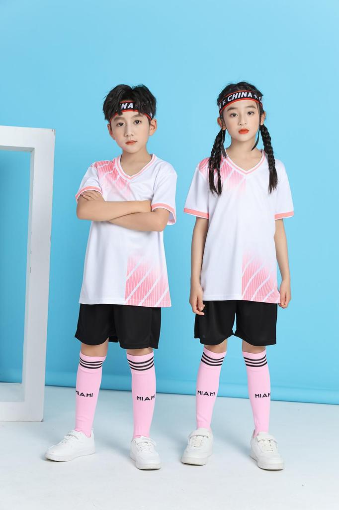Summer Short-Sleeved Football Training Clothes For Adults And Children With The Same Style, Team Game Suit, Team Jersey Fb15.