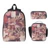 3Pcs Tate McRae Pop Singer Backpack Set for Boy Girl Pen Bags Bookbag Sets with Lunch Box For Primary School Students Knapsack