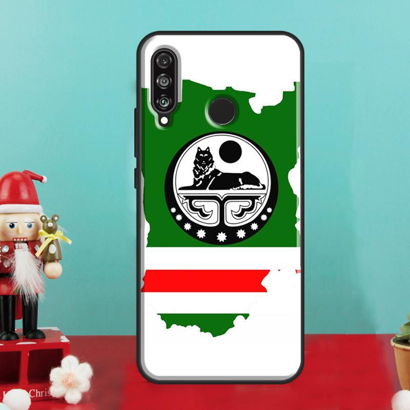 Chechnya Flag Chechen Wolf For Huawei Nova 10 9 SE 12i 12s 11i 8i Y90 Y60 Y70 Y72 Y73 Y61 Y91 P30 P40 Lite P60 Pro Case