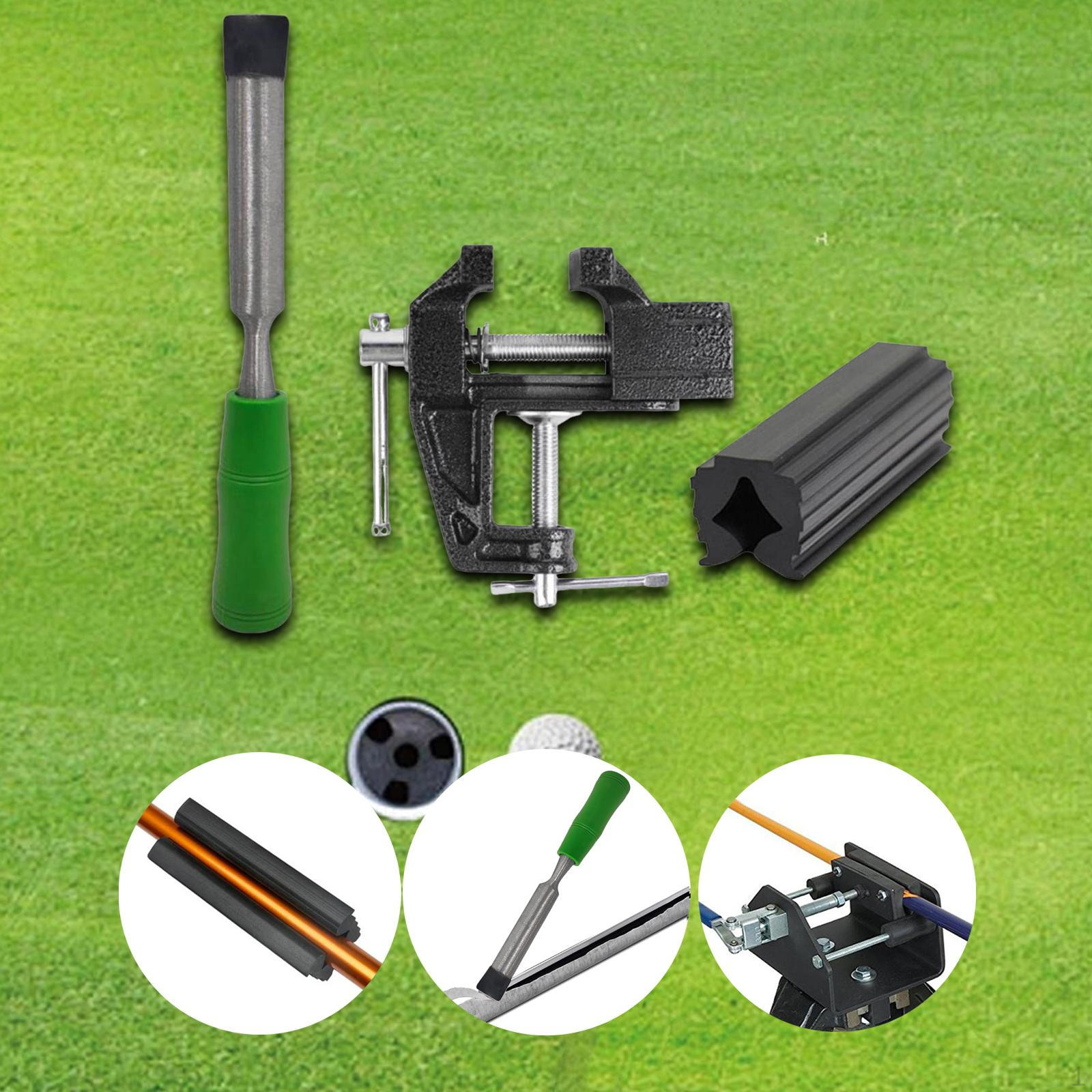 

3 шт. Наборы для гольфа, тиски для профессионального клюшки, калибровочный инструмент, удаление ленты