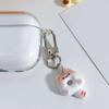 Cat Shaped Pendant Doughnuts Animal Doll Keychain Unique Soft Keyring Accessory Colorful Bag Charm Jewelry for Handbags