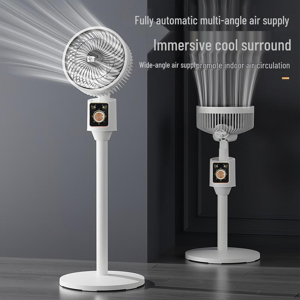 Silent Desktop Electric Fan: Compact Wind Turbine for Home & Office Air Circulation