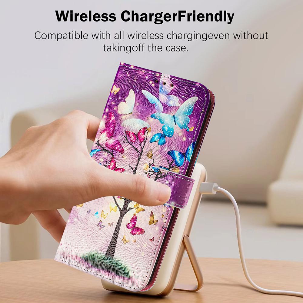 Coloured Drawing Wallet Case for Nokia HMD Pulse Plus Pro X30 X20 X10 G10 G11 G20 G21 G22 G42 G310 G400 C10 C20 C12 C22 C32