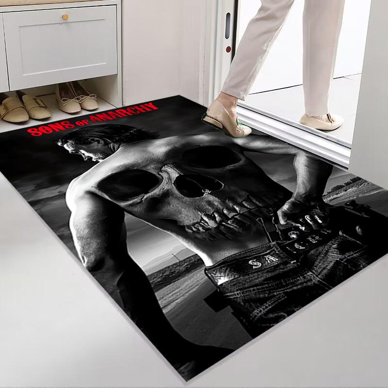 Sons Anarchy: Brotherhood Rebellion carpet floor mats Doormat Art Christmas gifts Dormitory decoration