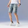Cropped Jeans Men's Fit Straight-leg Casual Mid-pants Men's Handsome Summer New Style