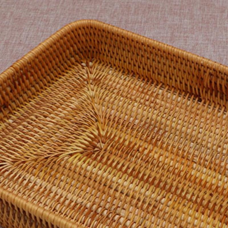 Handgeflochtener Obstkorb Mehrzweck-Aufbewahrungskorb Für Arbeitsplatte Esstisch