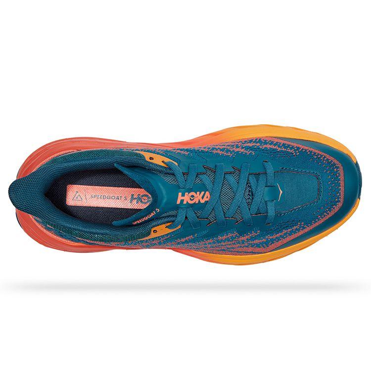 HOKA  Speedgoat 5 Blue Coral Camellia Women Sneakers 1123158-BCCML