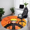 Tapis rond de bureau Naruto 1 pièce, Antidérapant, Doux et Durable, pour Décoration Intérieure, Parfait pour le Bureau, Belle Décoration