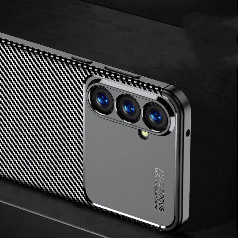 

Чехол для Samsung Galaxy S23 FE, чехол для Samsung S23 FE, защитный чехол для телефона, противоударный чехол из ТПУ, чехол для Samsung S23 S 23 FE Fundas For Samsung S23 FE чёрный