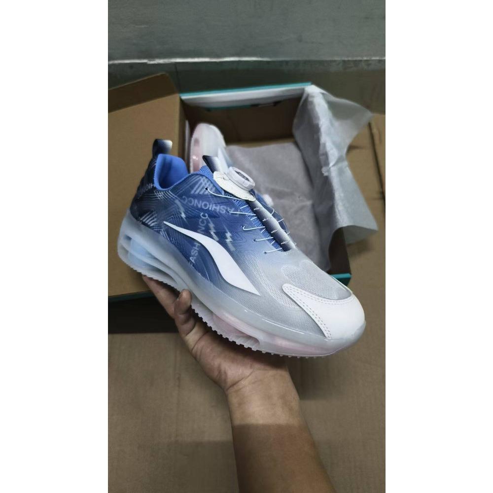 Men's Shoes for Spring and Summer Rotating Buttons for Teenage Sports and Leisure Couples Running Shock Absorption and Heightening Daddy Trendy Shoes