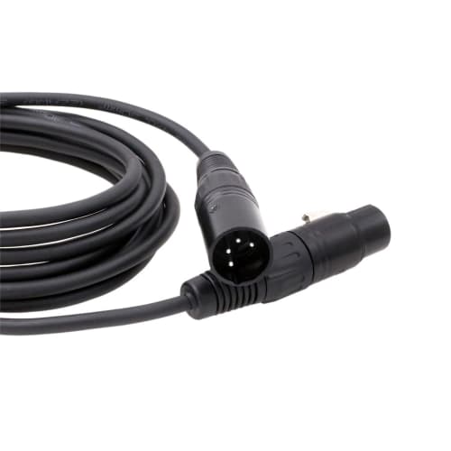 HangTon 4-Pin XLR Male to Female XLR 4-Pin Balanced Audio Cable for Microphone, Recorder, Mixer, Headphones, and Amplifiers (4 Meters)