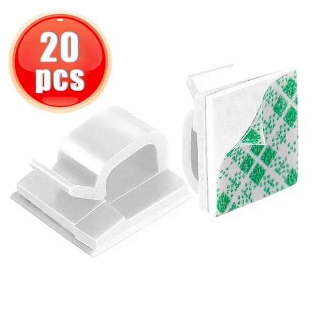 10/50PCS Cable Clips For Car Dash Camera Dashboard Cable Clip Organizer Cars Phone Charger Cord Holder Manager USB Line Fastener