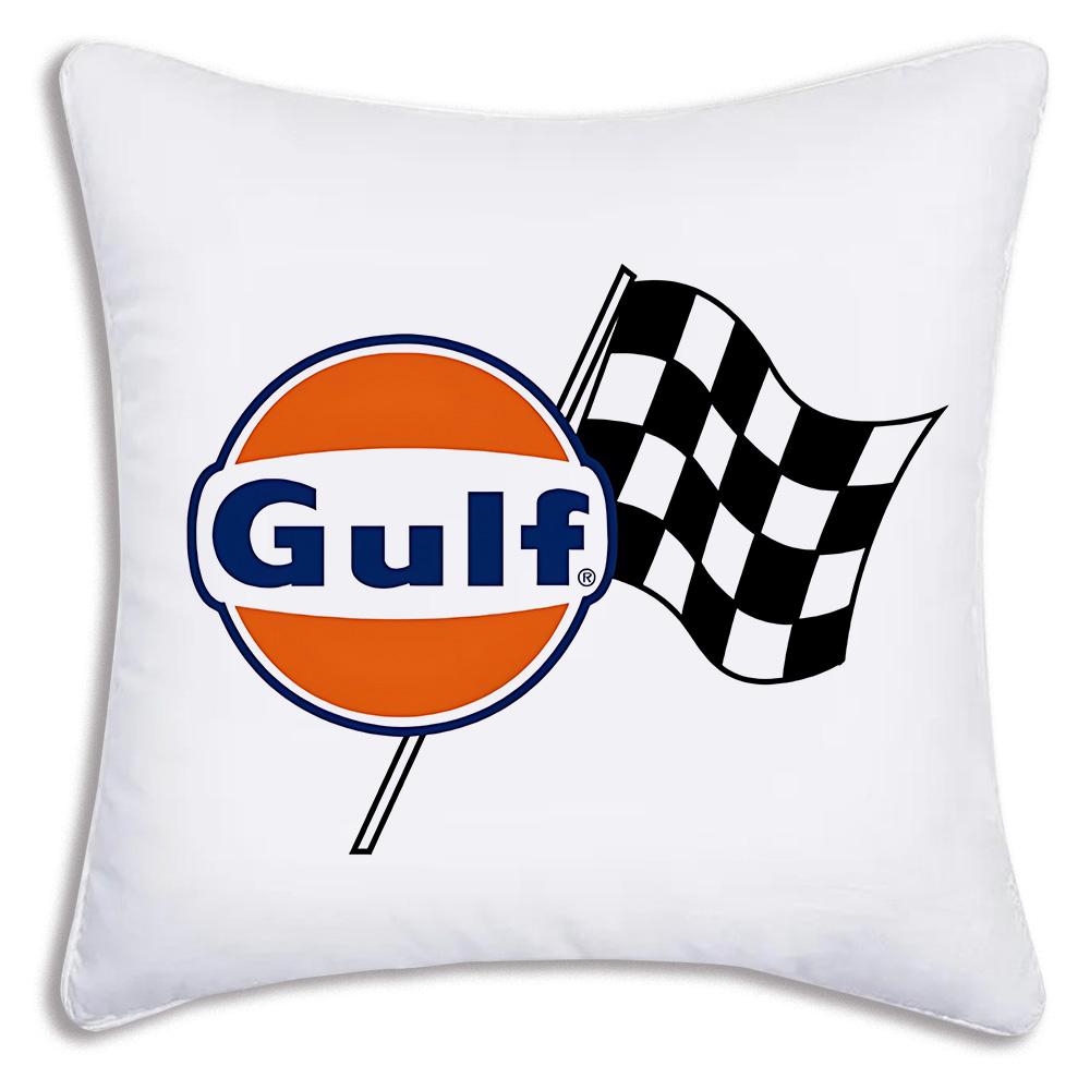 Racing For Gulfs Pillow Covers Cartoon Sofa Decorative Home Double-sided Printing Short Plush Cute Cushion Cover