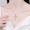 Hip Hop Vintage Love Necklace Punk Simple Sweet Cool Dark Wind Cross Necklace