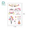 Children's Waterproof Princess Cartoon Tattoo Stickers for Birthday Parties