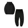 Herren Casual Mode Sport Herren Vielseitiges Trendiges Hoodie- und Hosen-Set