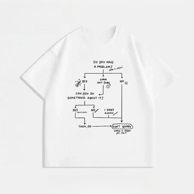 American High Street T-shirt Heavy Pure Cotton Men's and Women's Same Versatile Niche Summer Autumn and winter innerwear