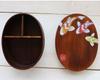 Magewappa Bento 18cm x x Urethane Kishu Design j-kitchens Box, 13.5cm 6.8cm, 700ml, Coating, Maki-e