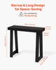 91,5 cm Tavolino Console, Scrivania Moderna Dietro il Divano, Scrivania Rettangolare in Legno per Ingresso, Tavolino Stretto e Lungo per Divano Supporto Decorativo, Ideale per Corridoio, Camera da Letto,